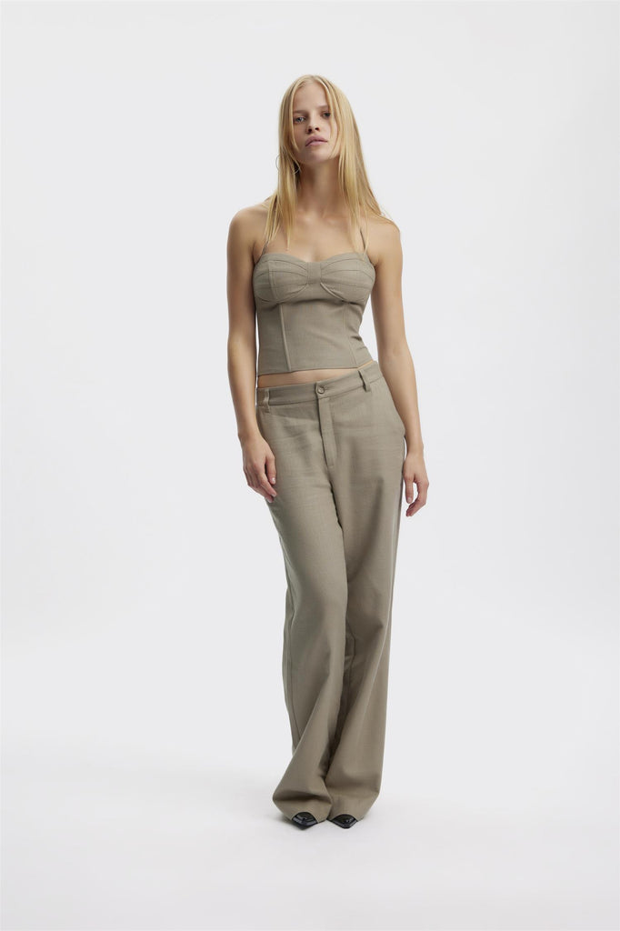 Birly GZ MW Linen Pants - DEGRASSI Bukse Gestuz