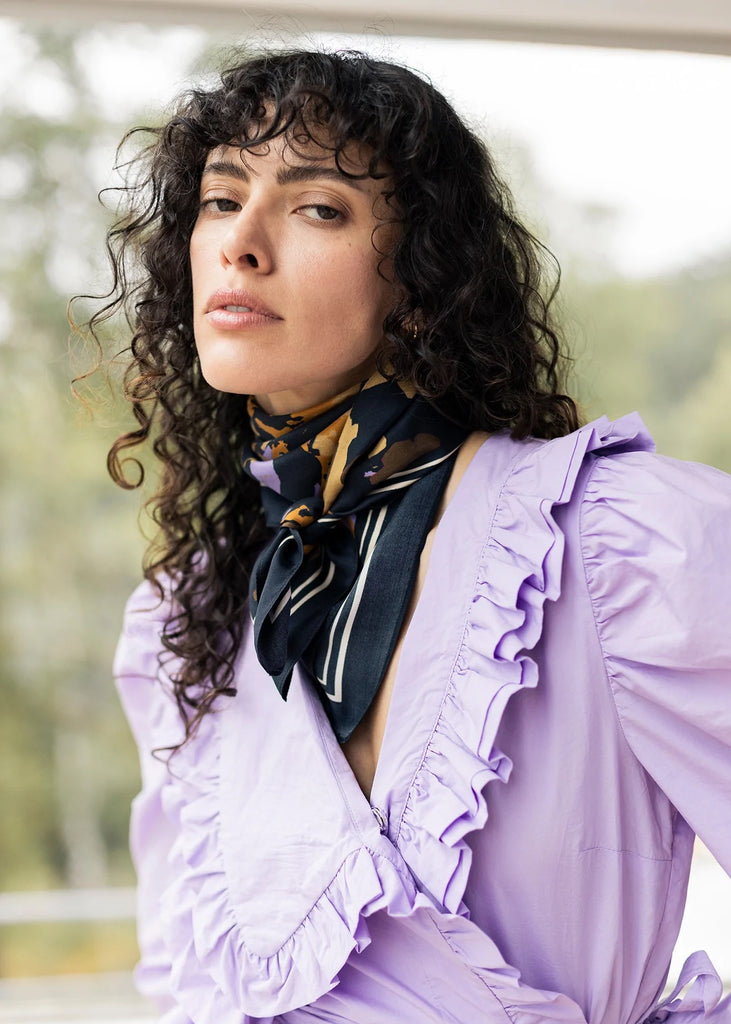 Leopard Casia Scarf - DEGRASSI Tilbehør Katrin URI
